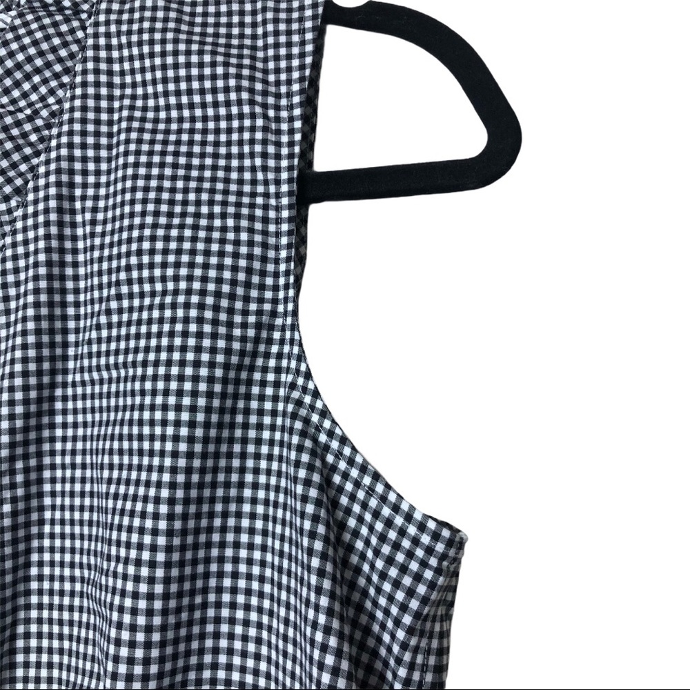 Talbots Petite Gingham Sleeveless Button Front - Picture 8 of 9